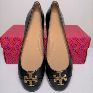 Tory Burch Everly Ballet Flats in Perfect Black